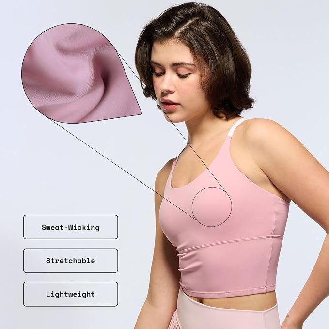 CAVA Cross Back Sports Bra for Women | High Support, Soft Fabric, Wide Underbust Band, Minimal Seams | Activewear for Gym