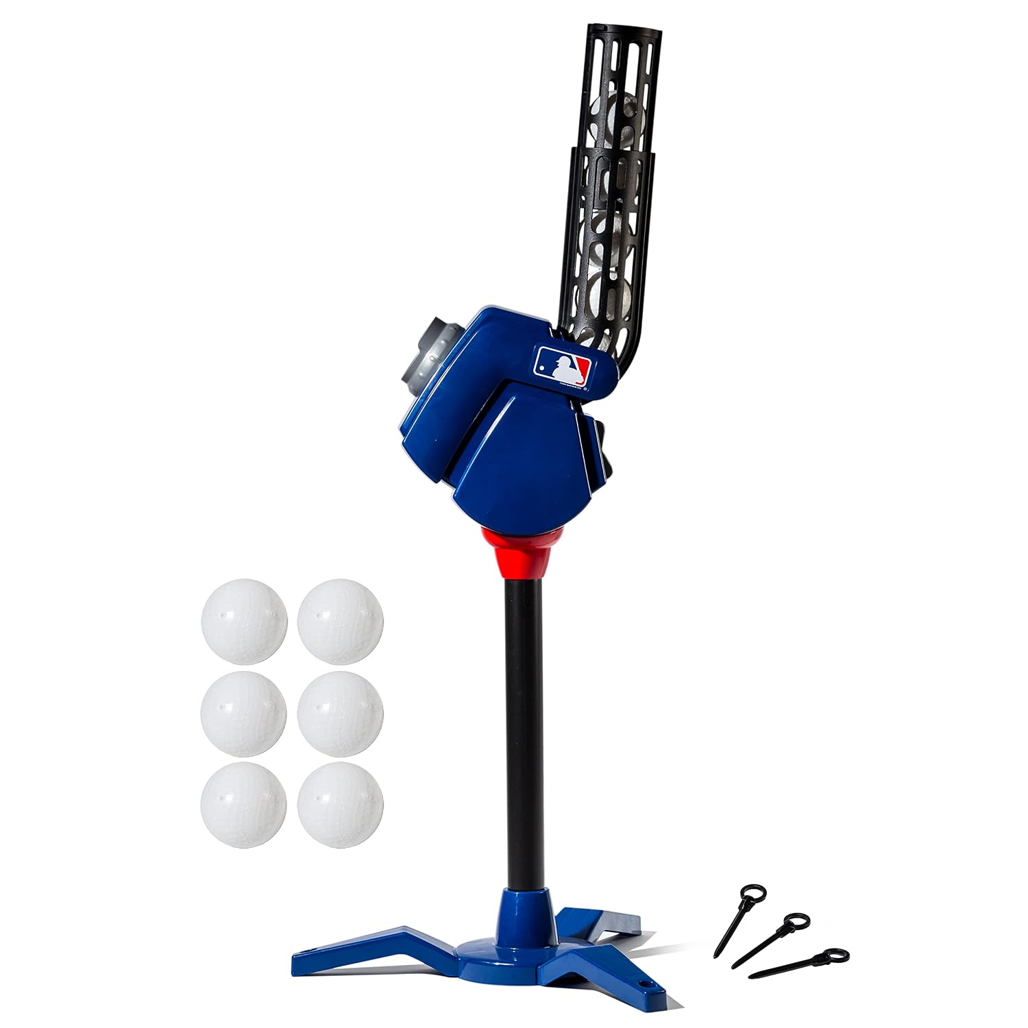 Franklin Sports Plastic MLB Super Star Batter & Fielder Multi Function 4 in 1 Pitching Machine
