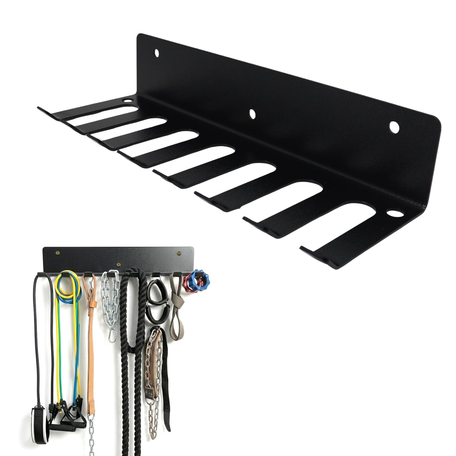 Wall Mount Gym Rack Organizer � Barbell & Dumbbell Stand for Home